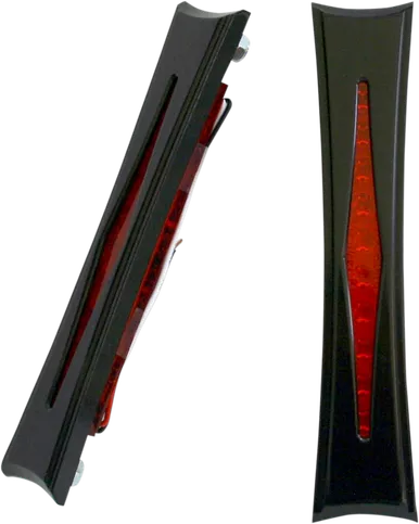 Accutronix Bag Lights - Diamond - Red Lens - Black Bl01-Ib