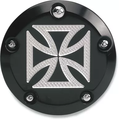 Accutronix Points Cover - Maltese Black - Twin Cam C1605-Cb