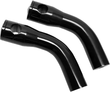 Accutronix Risers - Pullback - 6" - Black Hrp1356-B