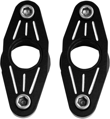 Accutronix Swingarm Pivot Blocks - Black Anodized Ball-Milled Fxpv1-Mn