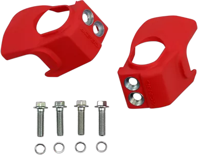 Acerbis Fork Shoe Covers - Red 2742580004