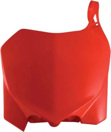 Acerbis Front Number Plate Red 2141850227