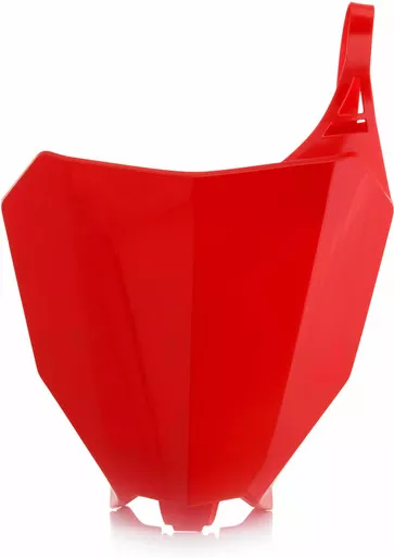 Acerbis Front Number Plate Red 2630680227