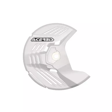 Acerbis Linear Front Disc Cover Hon/Kaw/Sher/Yam Wht 2985050002