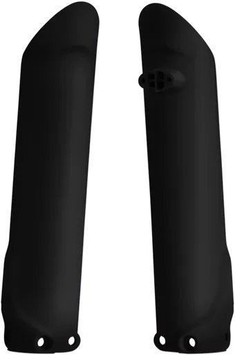 Acerbis Lower Fork Covers For Inverted Forks - Black 2401260001