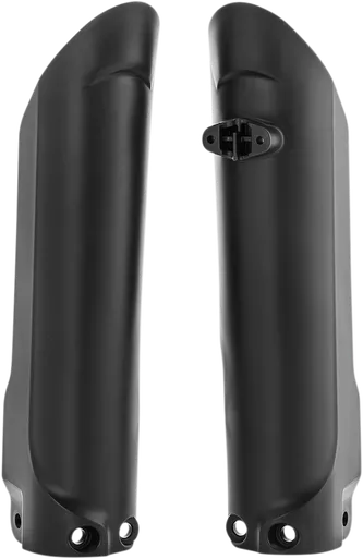 Acerbis Lower Fork Covers For Inverted Forks - Black 2686000001