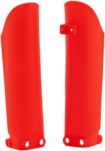 Acerbis Lower Fork Covers For Inverted Forks - Fluorescent Orange 2253024617