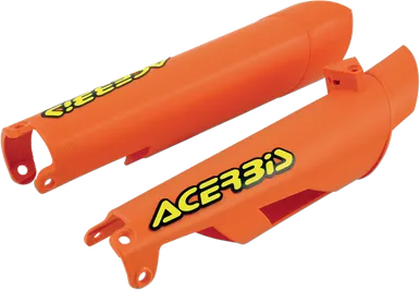 Acerbis Lower Fork Covers For Inverted Forks - Orange 2113750237
