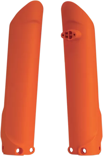 Acerbis Lower Fork Covers For Inverted Forks - Orange 2401260237