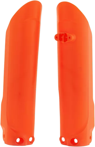 Acerbis Lower Fork Covers For Inverted Forks - Orange 2686005226