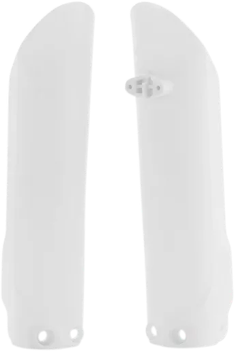 Acerbis Lower Fork Covers For Inverted Forks - White 2686000002
