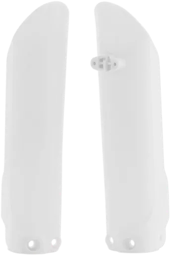 Acerbis Lower Fork Covers For Inverted Forks - White 2686006811
