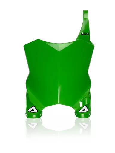 Acerbis Raptor Front Number Plate Green Kaw 2981840006