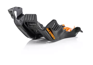 Acerbis Skid Plate Black/Orange 2736365229