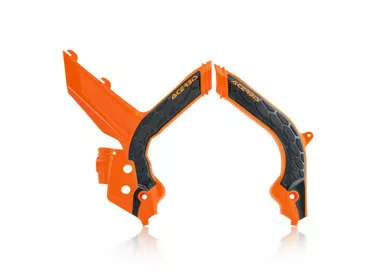 Acerbis X-Grip Frame Guards Orange/Black 2733445225