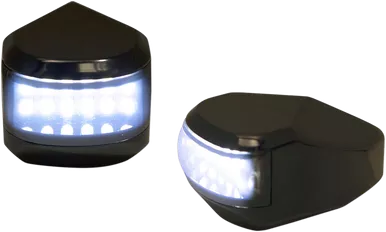 Alloy Art Led Driving/Turn Signal Light - Black - Smoke Lens Mrl-4B