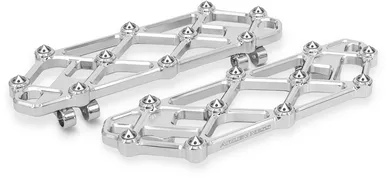 Arlen Ness Diamond Floorboards - Driver - Chrome 410-054