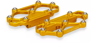 Arlen Ness Diamond Floorboards - Passenger - Gold 410-061