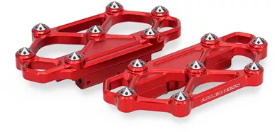 Arlen Ness Diamond Floorboards - Passenger - Red 410-062