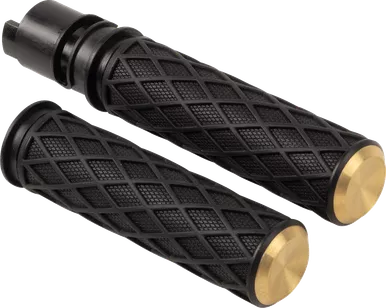 Arlen Ness Diamond Grips - Tbw - Brass 500-057