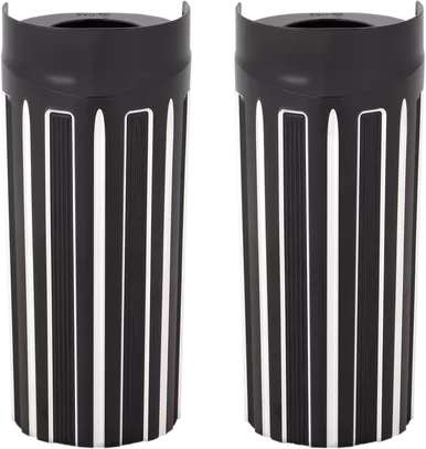 Arlen Ness Fork Boot Covers - +2" - Black Anodized - 10-Gauge - Flht 20-057