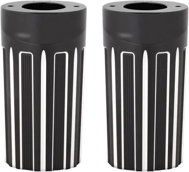 Arlen Ness Fork Boot Covers - Black Anodized - 10-Gauge - Flht 20-017