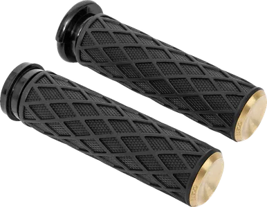 Arlen Ness Grips - Diamond - Cable - Brass 500-006