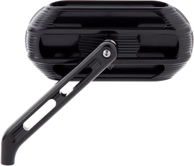 Arlen Ness Mirror - Sidekick - Side View - Oval - Black - Left 510-000