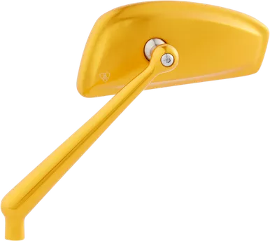 Arlen Ness Mirror - Tearchop - Side View - Teardrop - Gold - Left 510-013