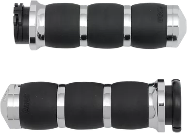 Avon Grips 3-Ring Velvet Air Grips - Chrome Air-93