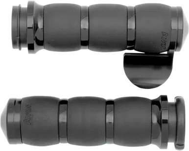 Avon Grips 3-Ring Velvet Air Grips - Tbw - Throttle Boss - Black Air-96-Fly-Boss