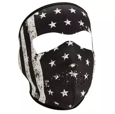 Bobster Full Mask Neoprene Black/White Vintage Flag Wnfm091