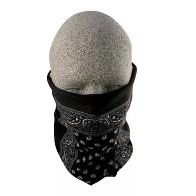 Bobster Motley Tube 100% Polyester Black Paisley T101