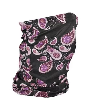Bobster Motley Tubeâ„¢ Polyester Purple Paisley T228