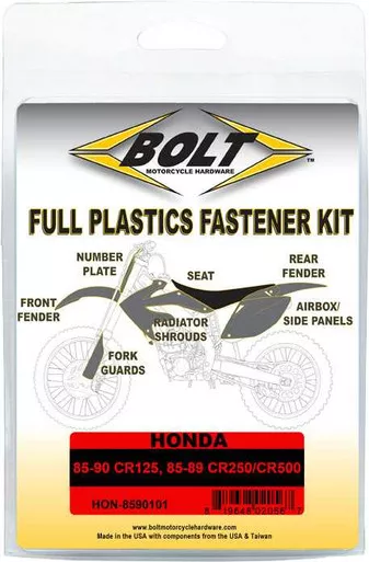 Bolt Full Plastic Fastener Hon Hon-8590101