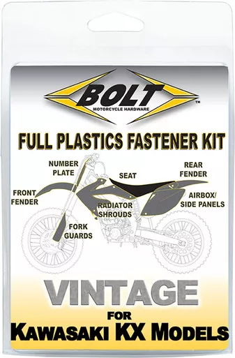 Bolt Full Plastic Fastener Kaw Kaw-9802105
