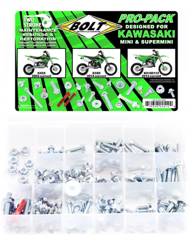 Bolt Hardware - Pro Pack - Kawasaki Kx 65/85/100/112 Kxpp-Minis