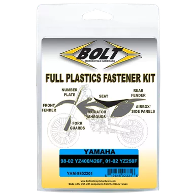 Bolt Motorcycle Accessories Body Work Fastener Kit - Yam Yam-9802201