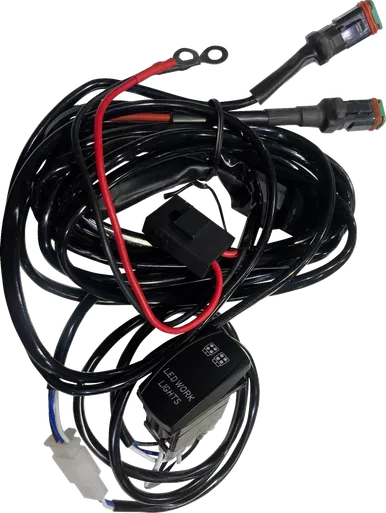 Brite-Lites Rocker Switch Wiring Harness - 2 Outputs Bl-Whhdr2