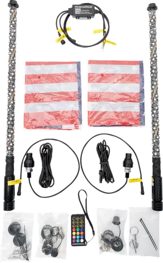 Brite-Lites Whip Light - 2' - Quick Connect - Pair Bl-Wpskit2