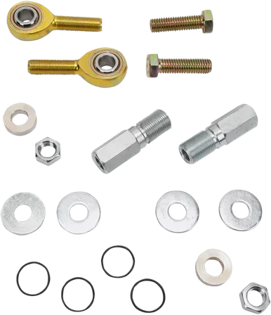 Burly Brand Adjustable Shock Lowering Kit - Standard Finish - Lowers 0"- 2" B28-255