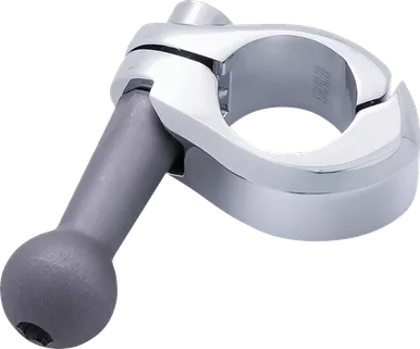 Ciro Aluminum Clamp Kit - Ball Mount - 3/4" Handlebars - Chrome 50148