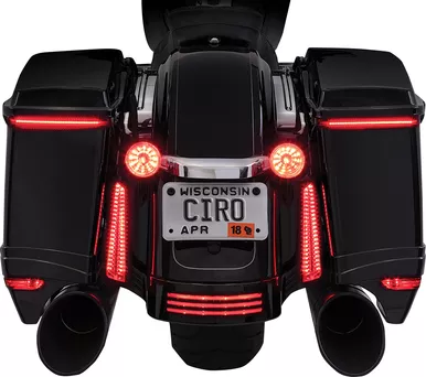 Ciro Bag Blades - Red Turn Signals 40039