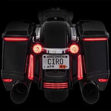 Ciro Bag Blades - Red Turn Signals 40042