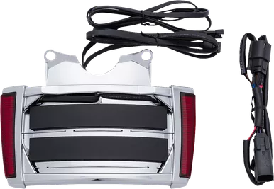 Ciro License Plate Frame - Chrome - Red 40300