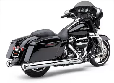 Cobra 4" Nh Slip-Ons Chrome Flh/Flt 17-22 6109