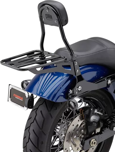 Cobra Backrest Kit - 14" - Black - Dyna 602-2004B