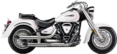 Cobra Blvd Slashcut Slip On Chrome Yam V-Star 1100 2173Sc
