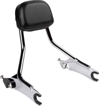 Cobra Detachable Backrest - Chrome - Short - Chieftain 502-2200