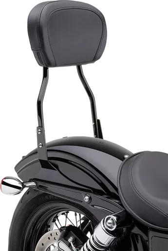 Cobra Round Sissy Bar - Short - Black - Sportster 602-1253B